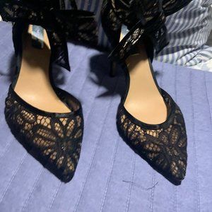 INC AIAA Black Women Heels Size 8 1/2M